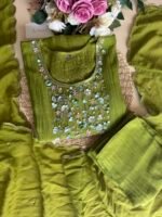 SZ1383 - Banarasi Mul Chanderi Suit Set