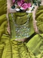 SZ1383 - Banarasi Mul Chanderi Suit Set - Image 2