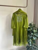 SZ1383 - Banarasi Mul Chanderi Suit Set - Image 4