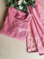 SZ1407 -Pure Mul Chanderi Suit Set