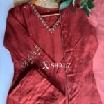 SZ1401 - Banarasi Mul chanderi suit set