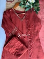 SZ1401 - Banarasi Mul chanderi suit set