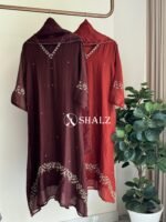 SZ1401 - Banarasi Mul chanderi suit set - Image 4