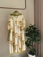 SZ1420 - Floral printed Cotton Suit Set - Image 2