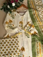SZ1420 - Floral printed Cotton Suit Set