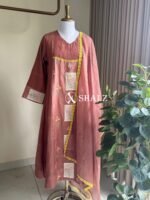 SZ1395 - Banarasi Mul chanderi Suit Set - Image 2