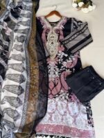 SZ1386 - Printed Straight Suit Set - Image 7