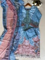 SZ1386 - Printed Straight Suit Set - Image 6