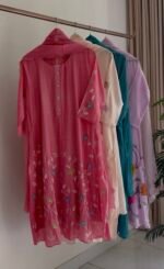 SZ1396 - Mul chanderi suit set - Image 2