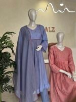 SZ1441 - Banarasi Mul Chanderi Suit Set - Image 3