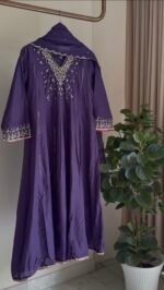 SZ1408 - Partywear Mul Suit Set - Image 3