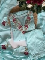 SZ1412 - Embroidered Aline Suit Set