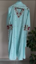 SZ1412 - Embroidered Aline Suit Set - Image 2