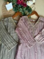 SZ1439 - Crushed Tissue Suit Set