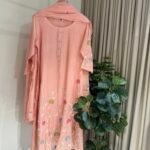 SZ1396 - Mul chanderi suit set