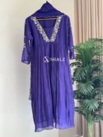SZ1460 - Banarasi Mul Chanderi Suit - Image 4