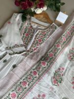 SZ1446 - Embroidered Cotton Suit Set