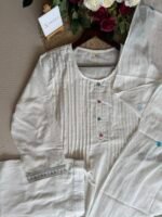 SZ1461 - Embroidered Cotton Suit Set - Image 5