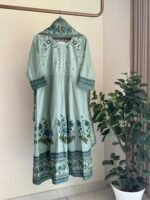 SZ1445 - Cotton Anarkali Suit Set - Image 3