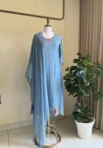 SZ1454 - Mul Chanderi Suit Set - Image 2