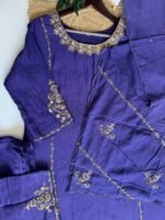 SZ1478 - Banarasi Mul Chanderi Suit Set - Image 3