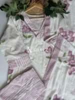 SZ1488 - Cotton Straight Suit with Lining