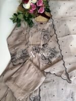 SZ1507 - Aline Suit Set with embroidery - Image 3