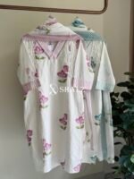 SZ1488 - Cotton Straight Suit with Lining - Image 3