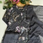 SZ1526 - Printed Kota doria suit set
