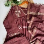 SZ1524 - Mul Chanderi Suit Set