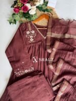 SZ1524 - Mul Chanderi Suit Set
