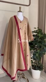 SZ1487 - Surat Mul Chanderi Suit Set - Image 2