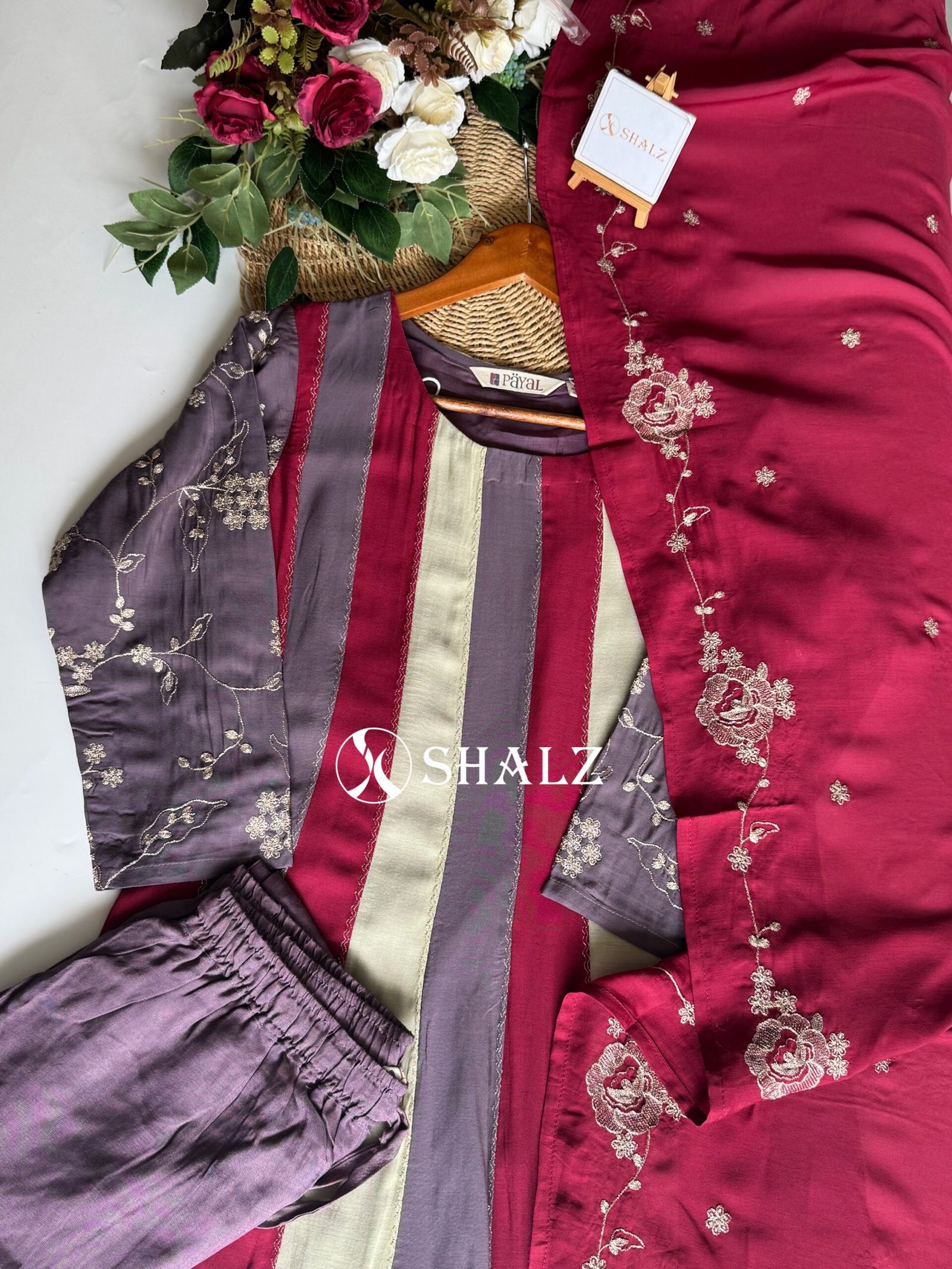 bfec79f0-efc5-4ae8-ad75-2698f15ef823 SZ1523 - Muslin partywear suit set - Image 1