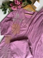 SZ1496 - Aline Cotton suit with embroidery - Image 2