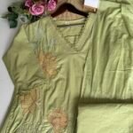 SZ1496 - Aline Cotton suit with embroidery