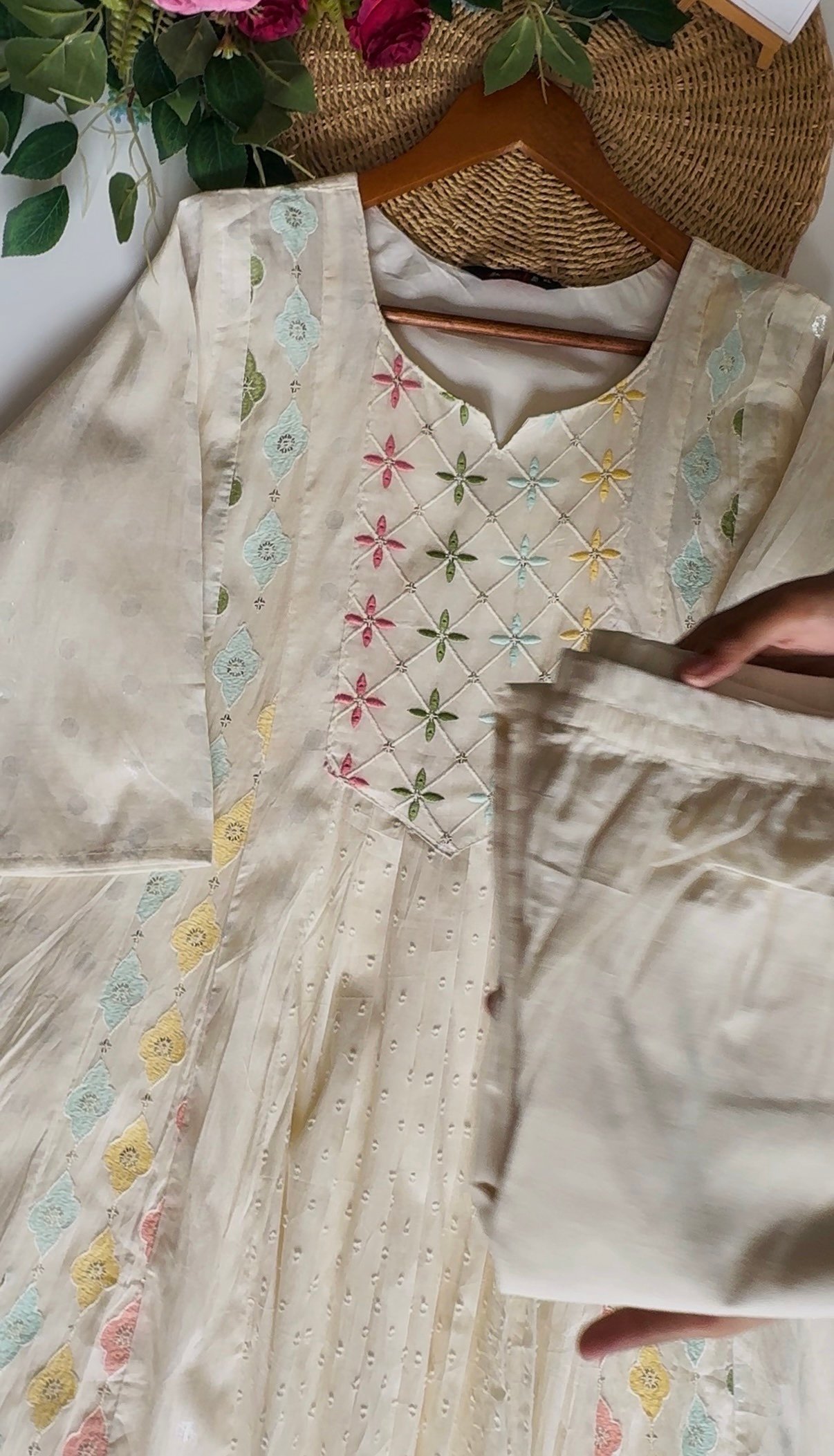 screenshot-108 SZ1501 - Embroidered Cotton Suit Set - Image 1