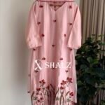 SZ1504 - Dola silk suit with hand embroidery detailing