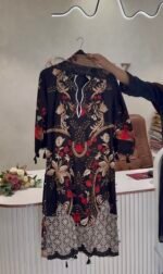 SZ1515 - Cotton Straight Suit Set - Image 3