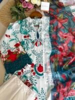 SZ1515 - Cotton Straight Suit Set - Image 2