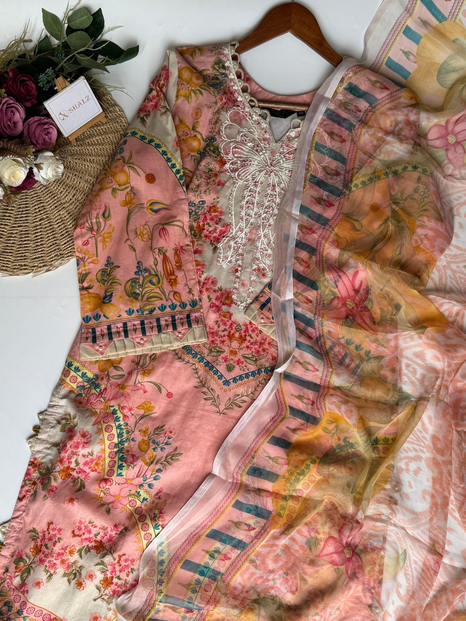 img_8549 SZ1516 - Cotton Straight Suit Set - Image 1
