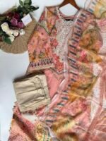 SZ1516 - Cotton Straight Suit Set - Image 2
