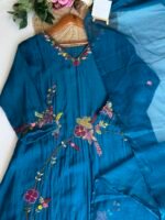 SZ1519 - Mul Chanderi Suit Set