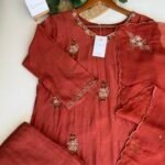 SZ1521 - Mul Chanderi Suit Set