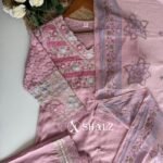 SZ1533 - Embroidered cotton suit set