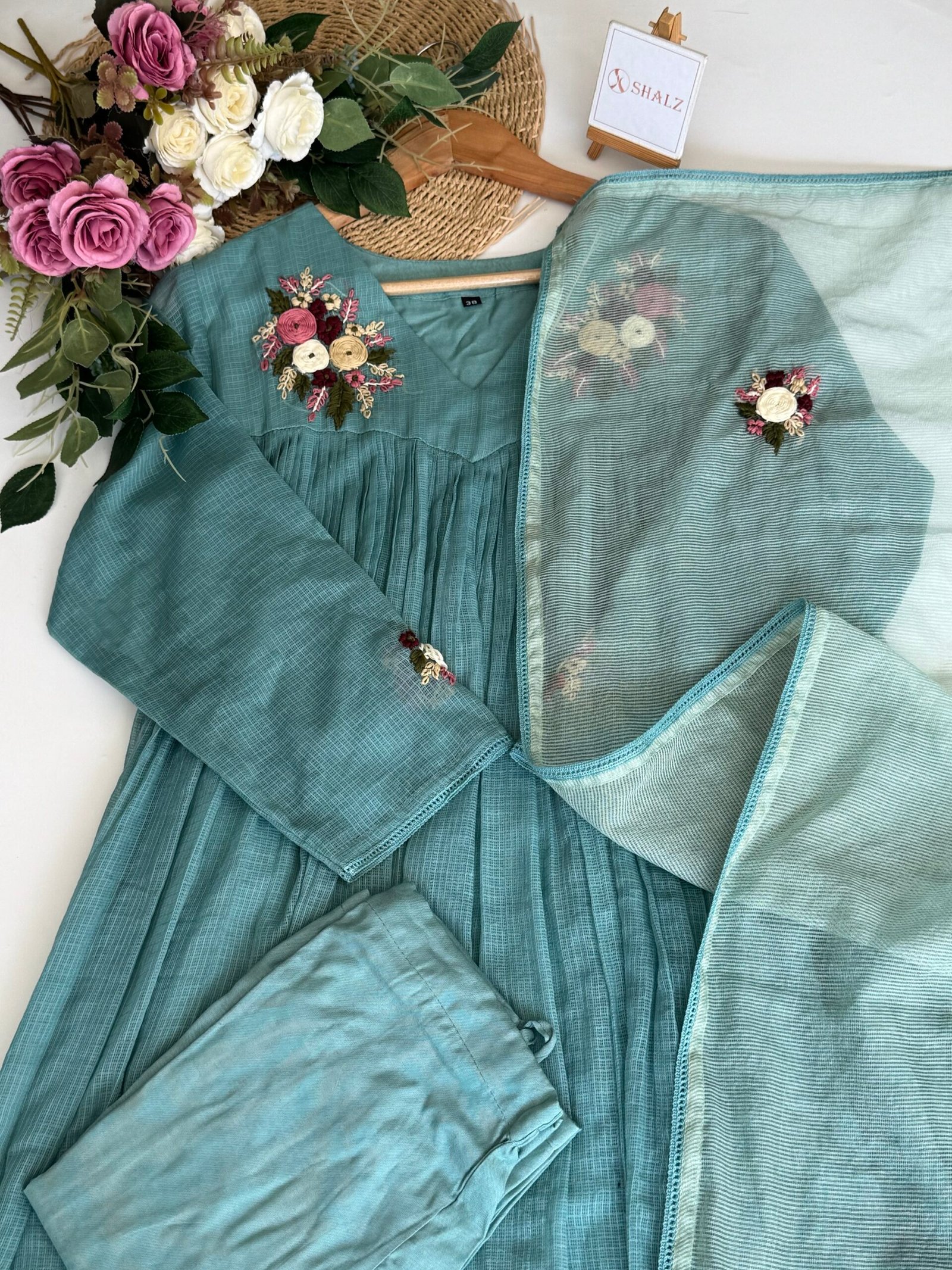 img_2886 SZ1535 - Kota doria Suit set - Image 1