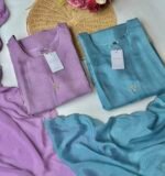 SZ1547 - Dola silk suit set