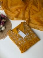 SZ1554 - Mul chanderi suit set - Image 2