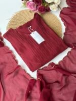 SZ1558 - Mul chanderi suit set
