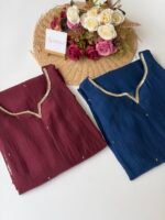 SZ1561 - Mul Chanderi Suit Set