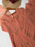 SZ1570 - Mul chanderi suit set